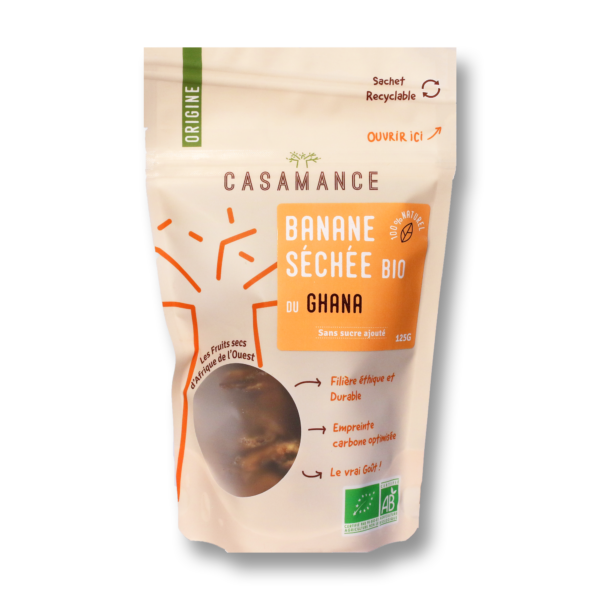 Banane séchée 125G