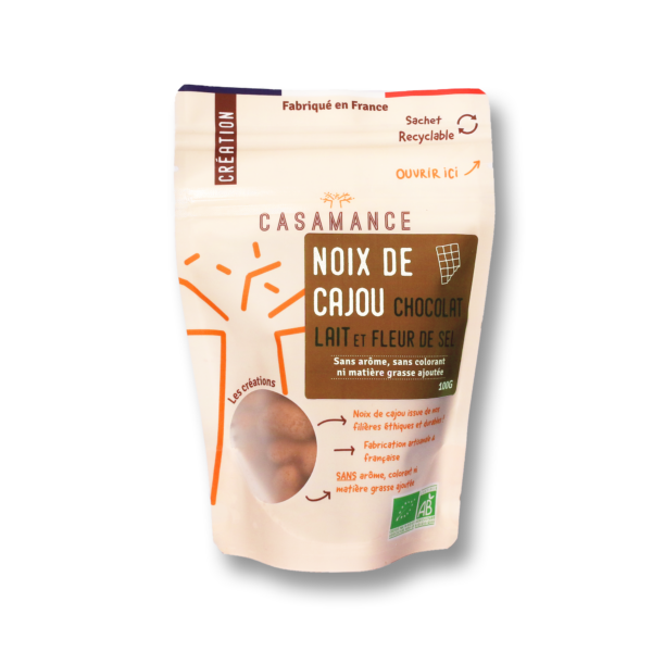 Noix de cajou Chocolat au Lait & Fleur de sel