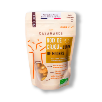 Noix de cajou au Curry de Madras 100g