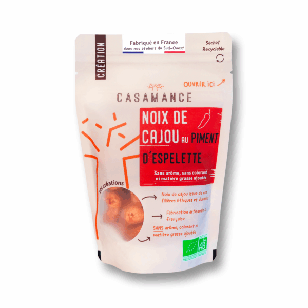 Noix de cajou au Piment d'Espelette 100G