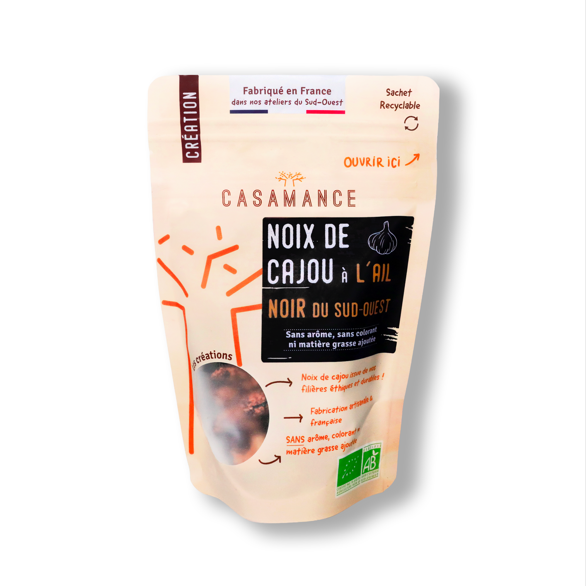 Noix de cajou à l'ail noir 100G