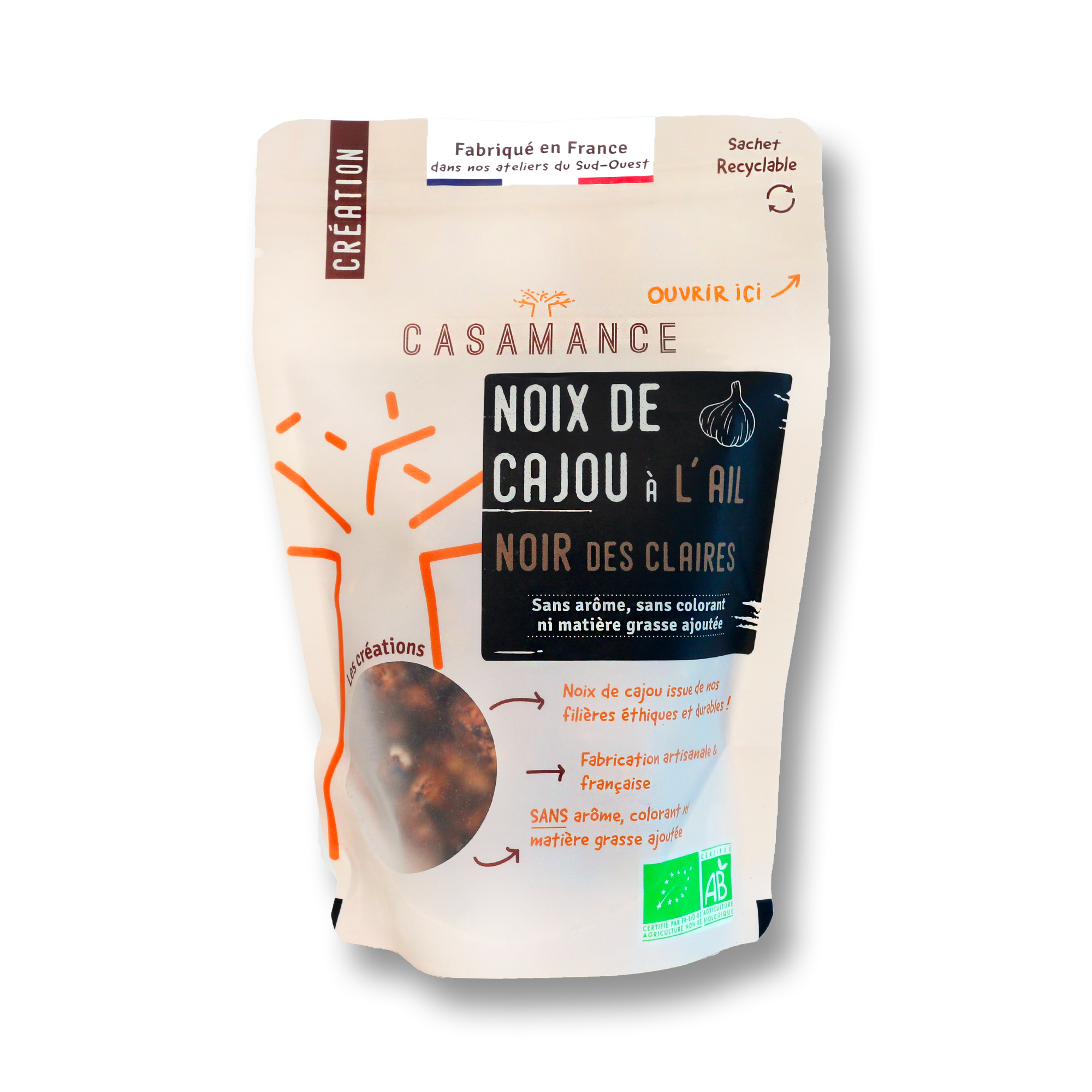 Noix de cajou à l'ail noir 100G